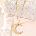 Hardship & Ease Crescent Necklace