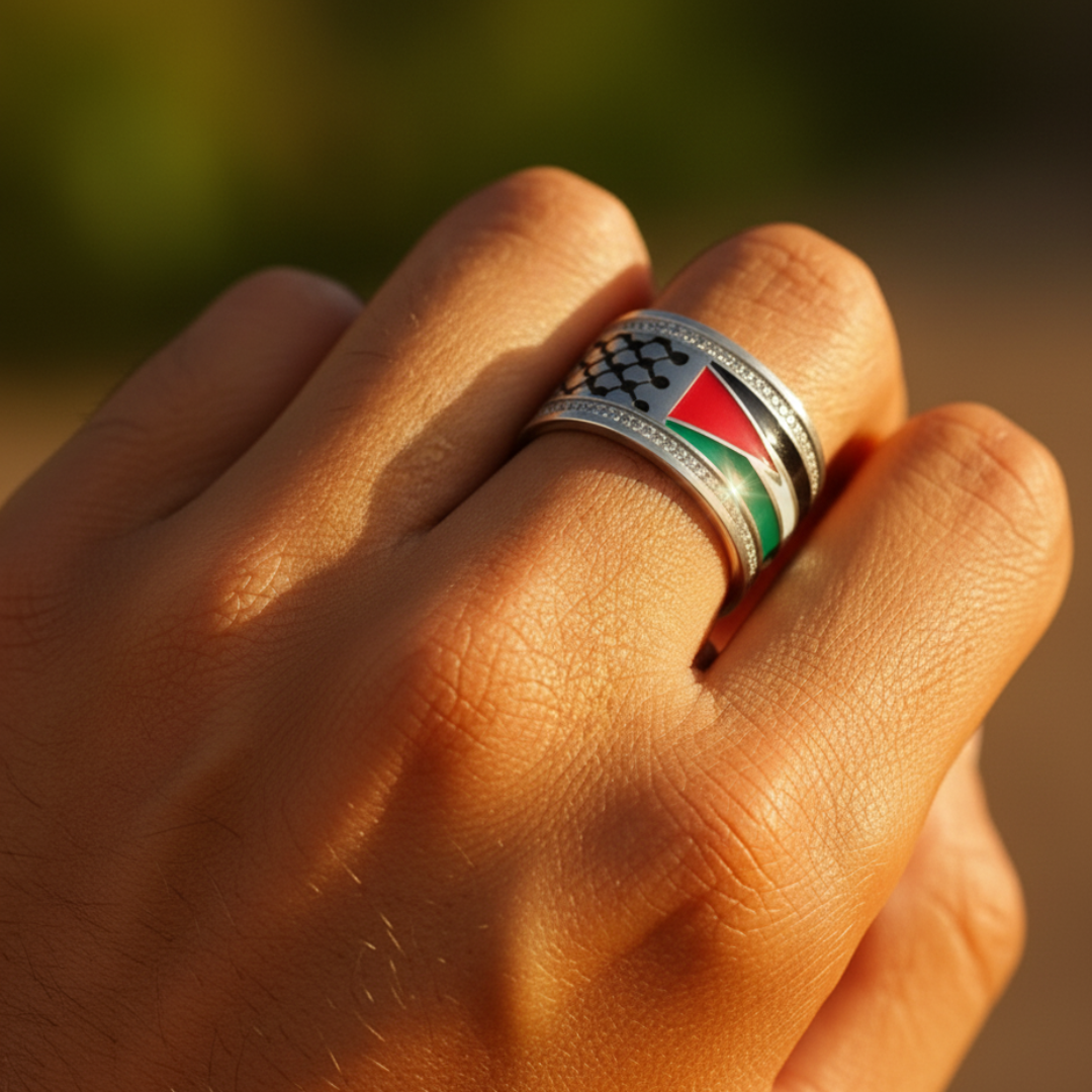 Qamar Palestine Heritage Ring