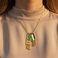 Qamar Keffiyeh Necklace