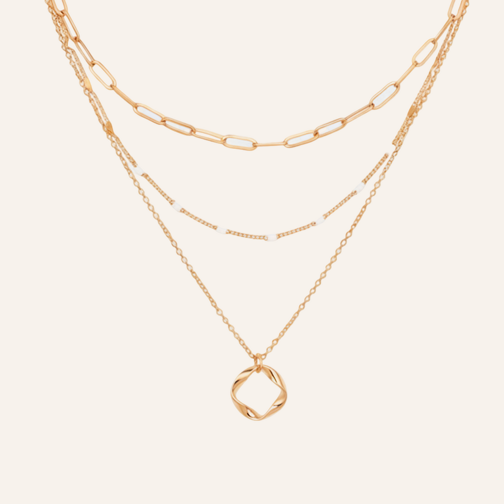 Qamar Aurora Layers Necklace