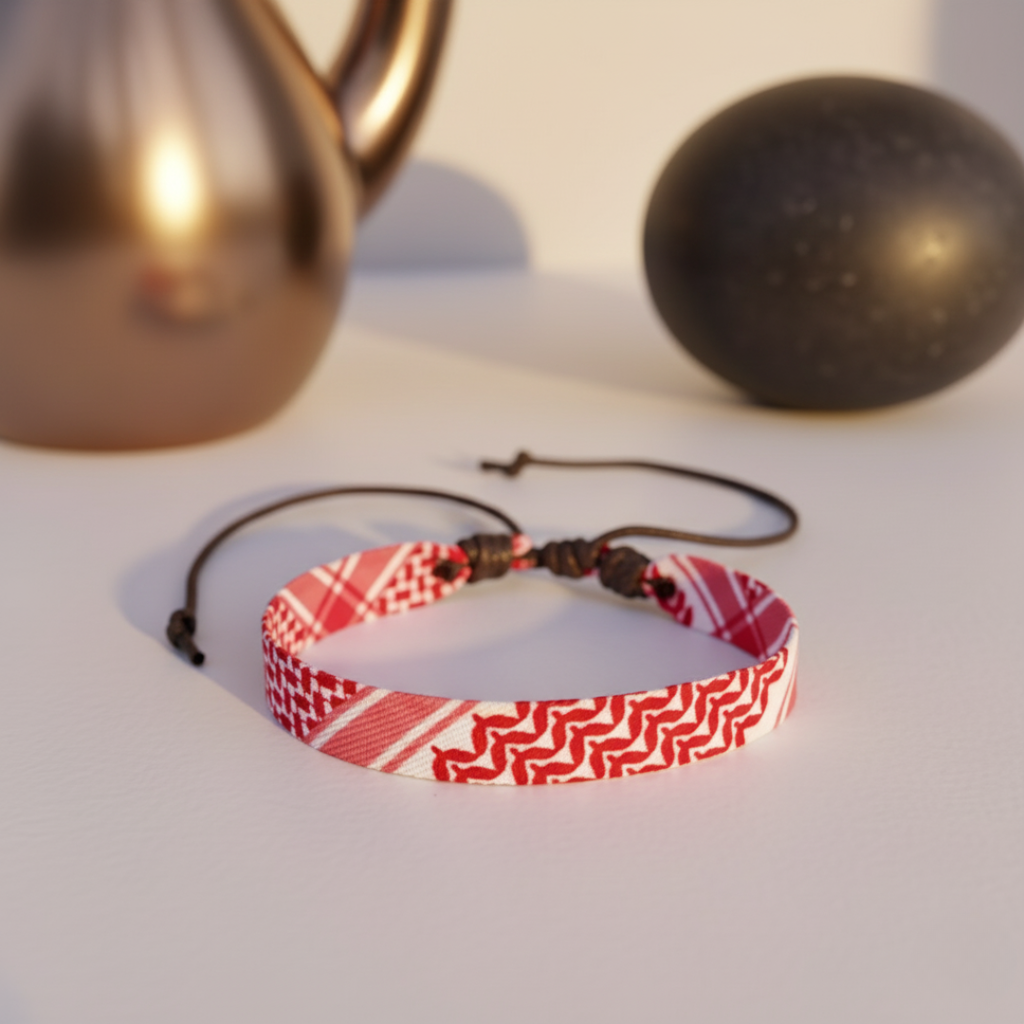 Qamar Keffiyeh Bracelet