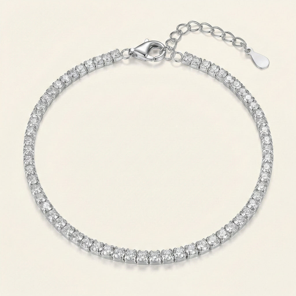 Cordelia Silver Tennis Bracelet