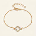 Luxe Crystal Clover Bracelet