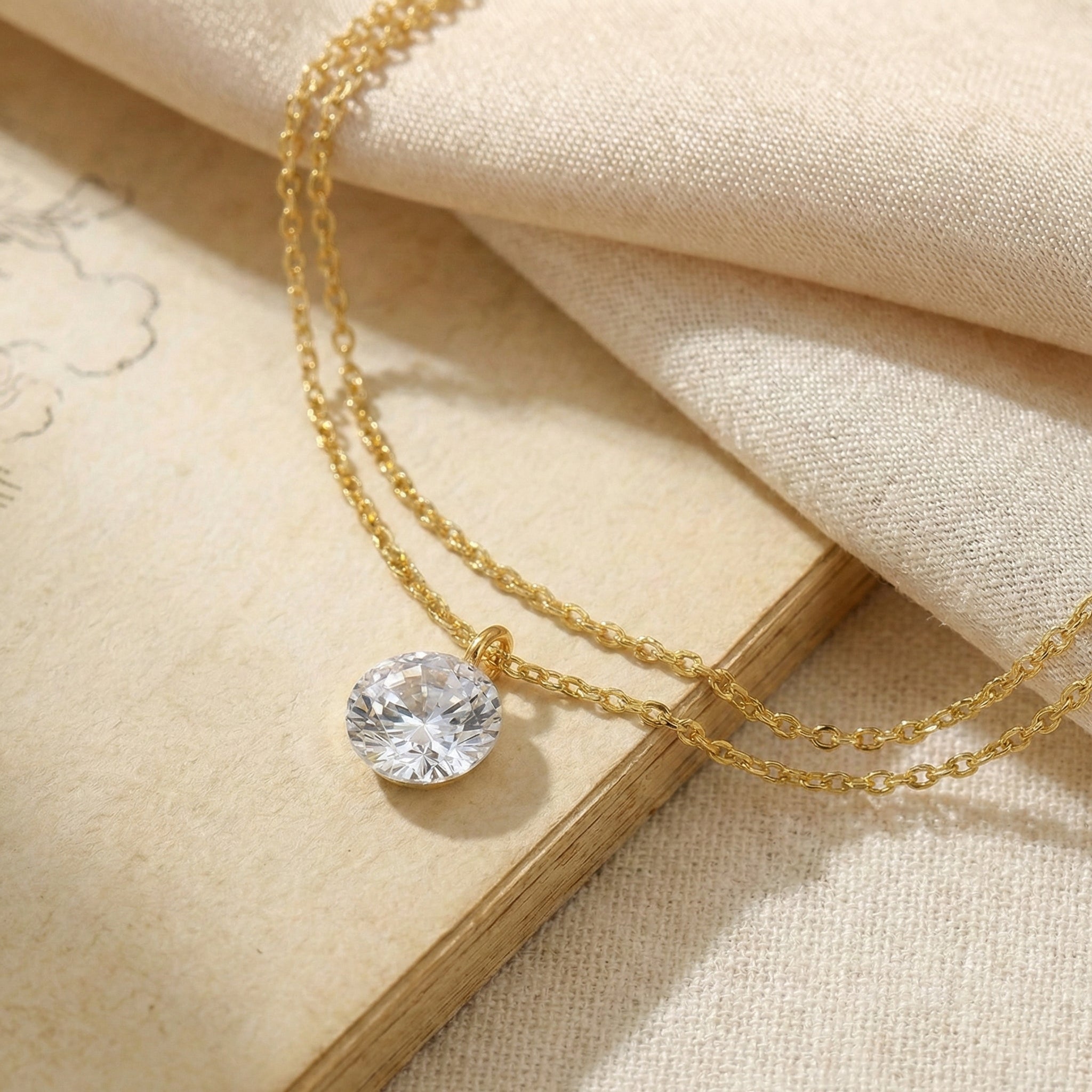 White Petal Shell Layered Anklet