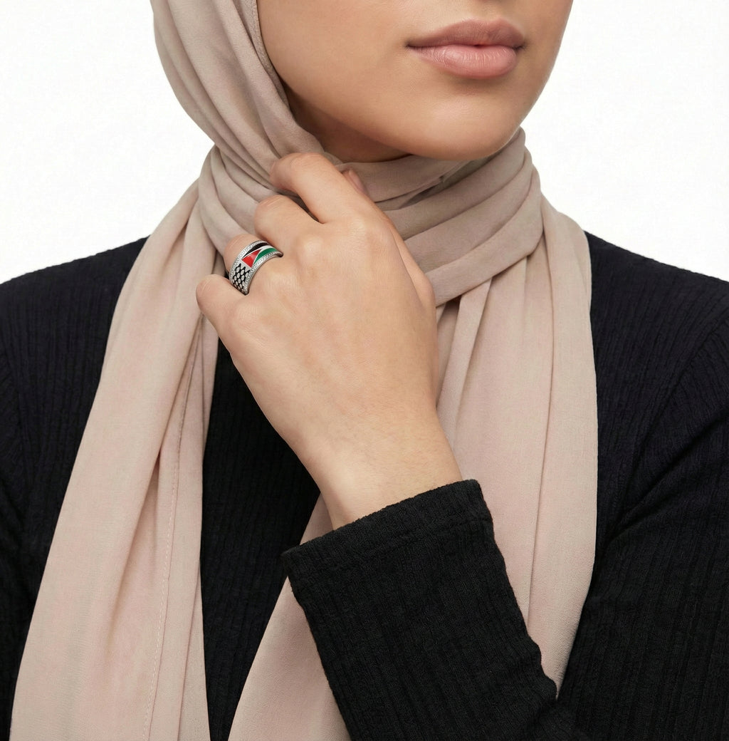 Qamar Palestine Heritage Ring