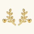 Qamar Sakinah Leaf Earrings