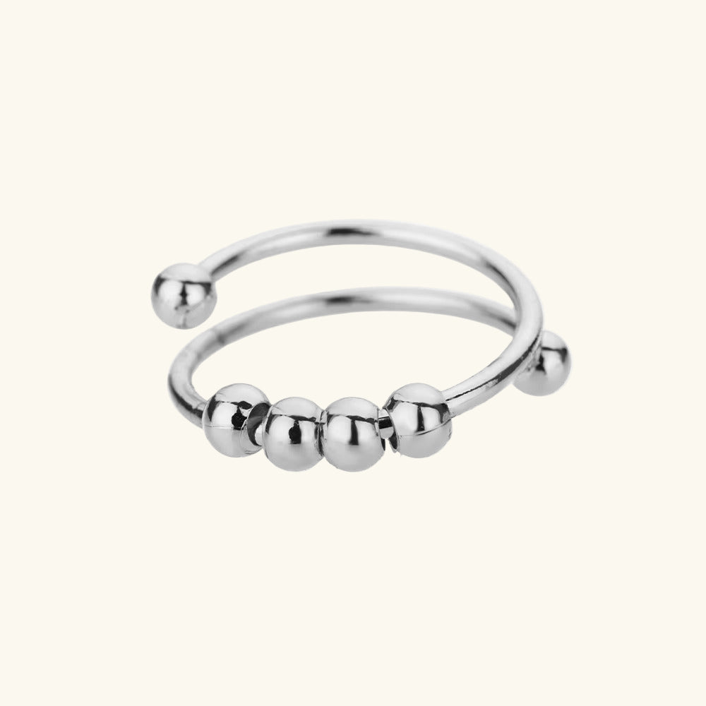Qamar Ameen Spinner Ring